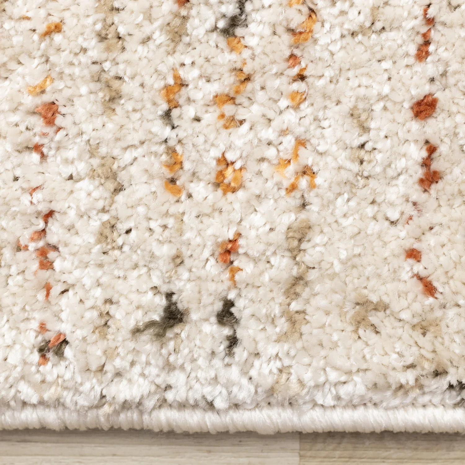 Halle Casual Contemporary Abstract Area Rug - 8' X 11' - Cream/Terra - Image 10