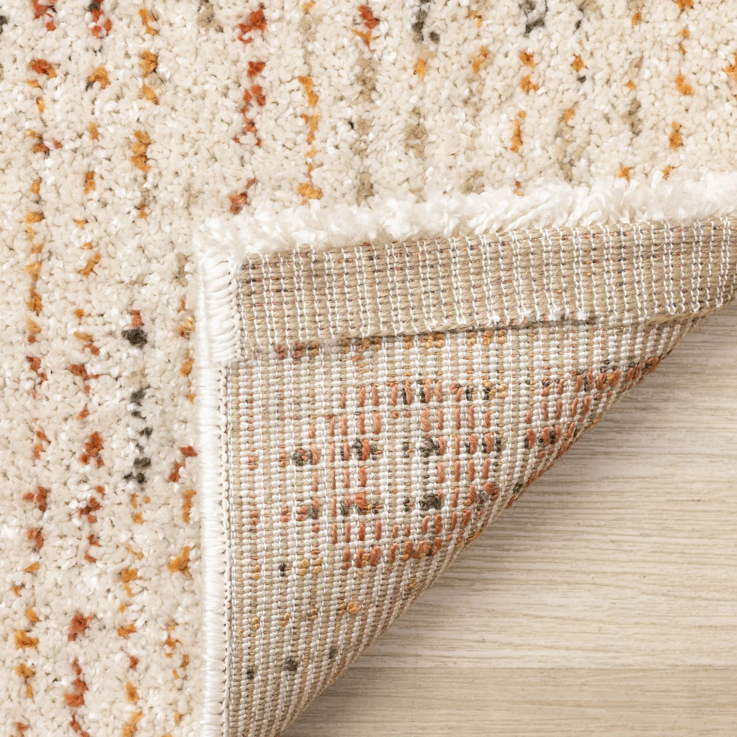 Halle Casual Contemporary Abstract Area Rug - 8' X 11' - Cream/Terra - Image 11