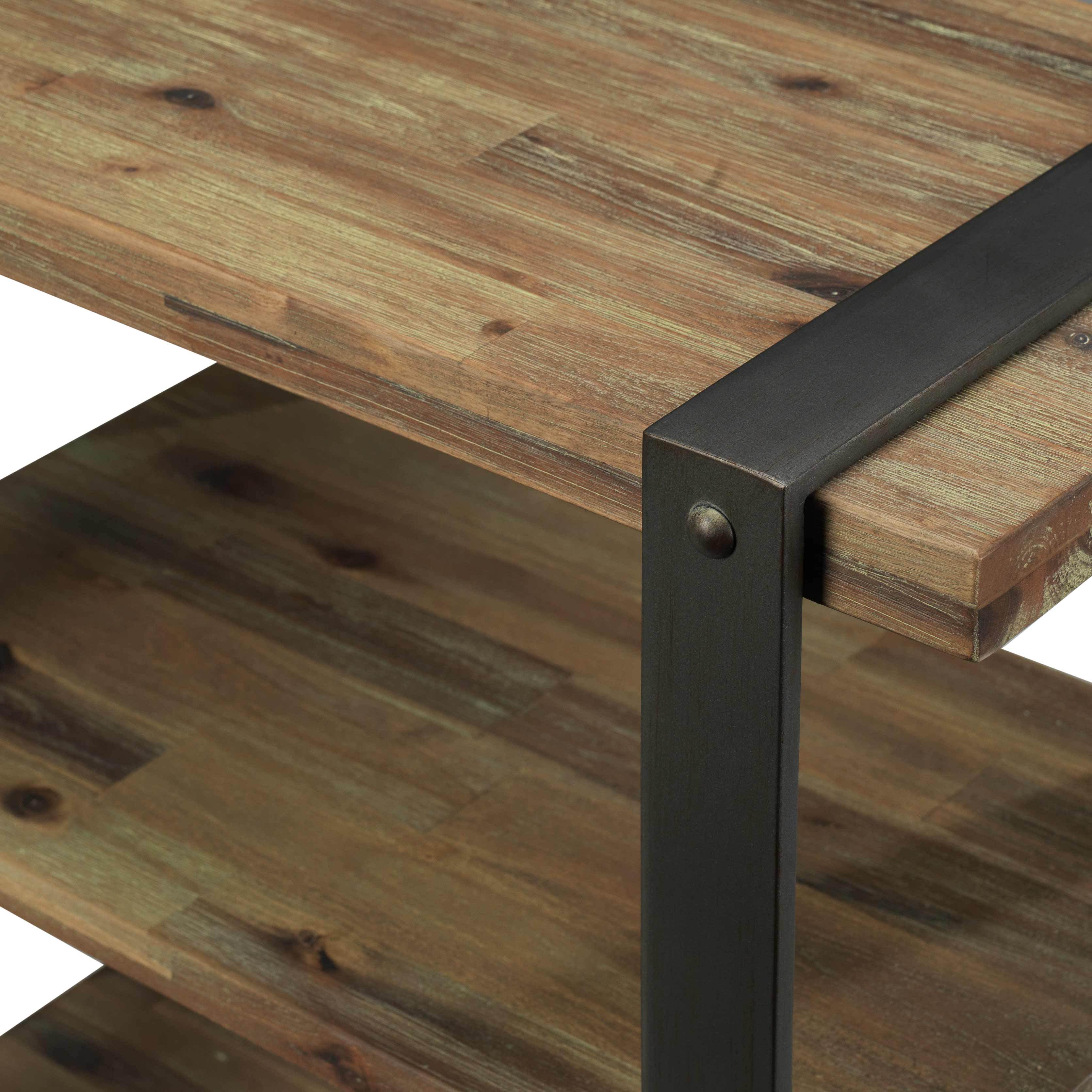 Hamlin End Table - Weathered Acacia - Image 3