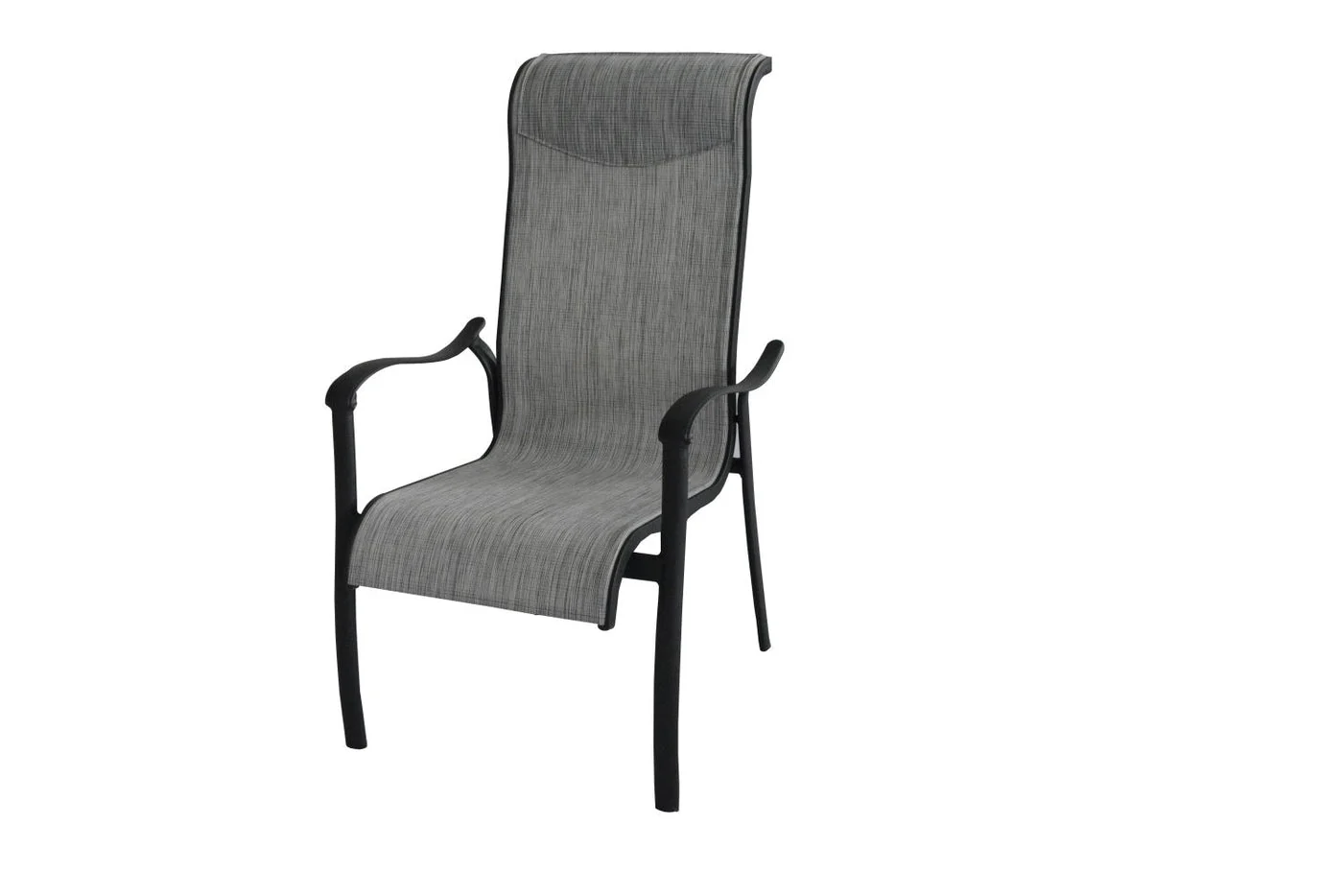 Hanlan 7-Piece 72" Outdoor Dining Set - Charcoal/Glass - Image 5