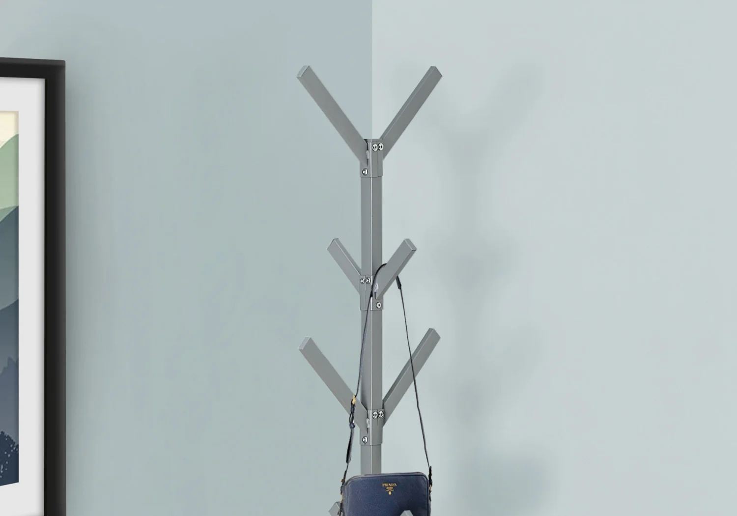 Hara Coat Rack - Silver - Image 5