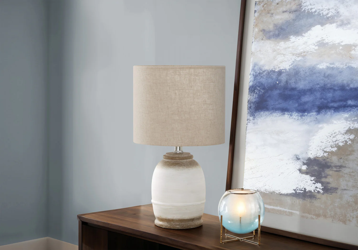 Harbor Table Lamp - Cream - Image 2