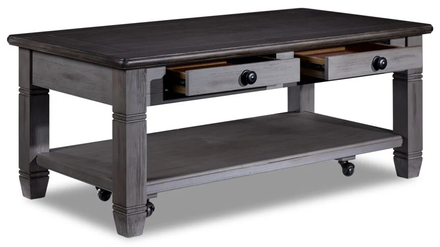 Harold Coffee Table - Antique Grey - Image 3