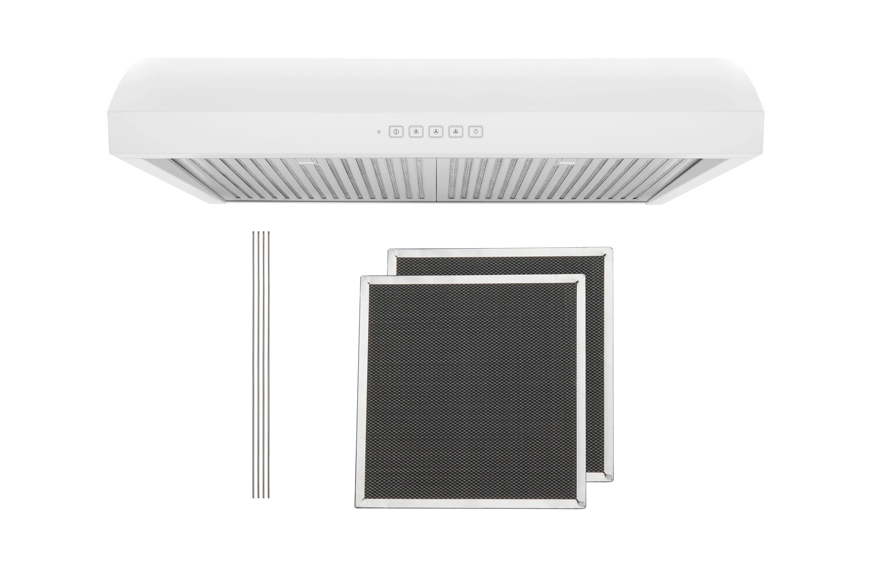 Hauslane Chef Series White 30" 400 CFM Under Cabinet Range Hood - UC-B018WHT-30 - Image 8