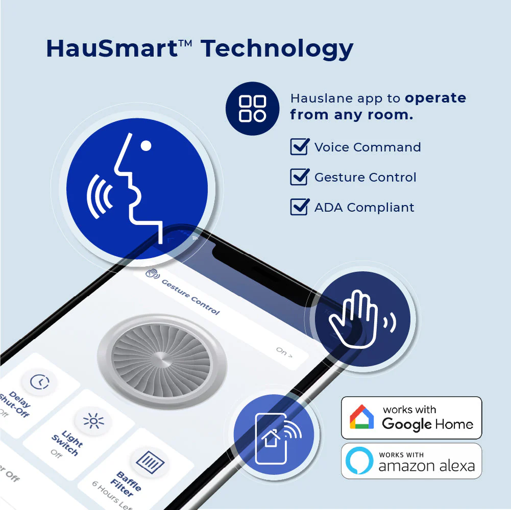 Hauslane Stainless Steel PRO Series 36" Versatile Under Cabinet or Wall Mounted Range Hood with Smart App Control - PRO500SS-36 - Image 4