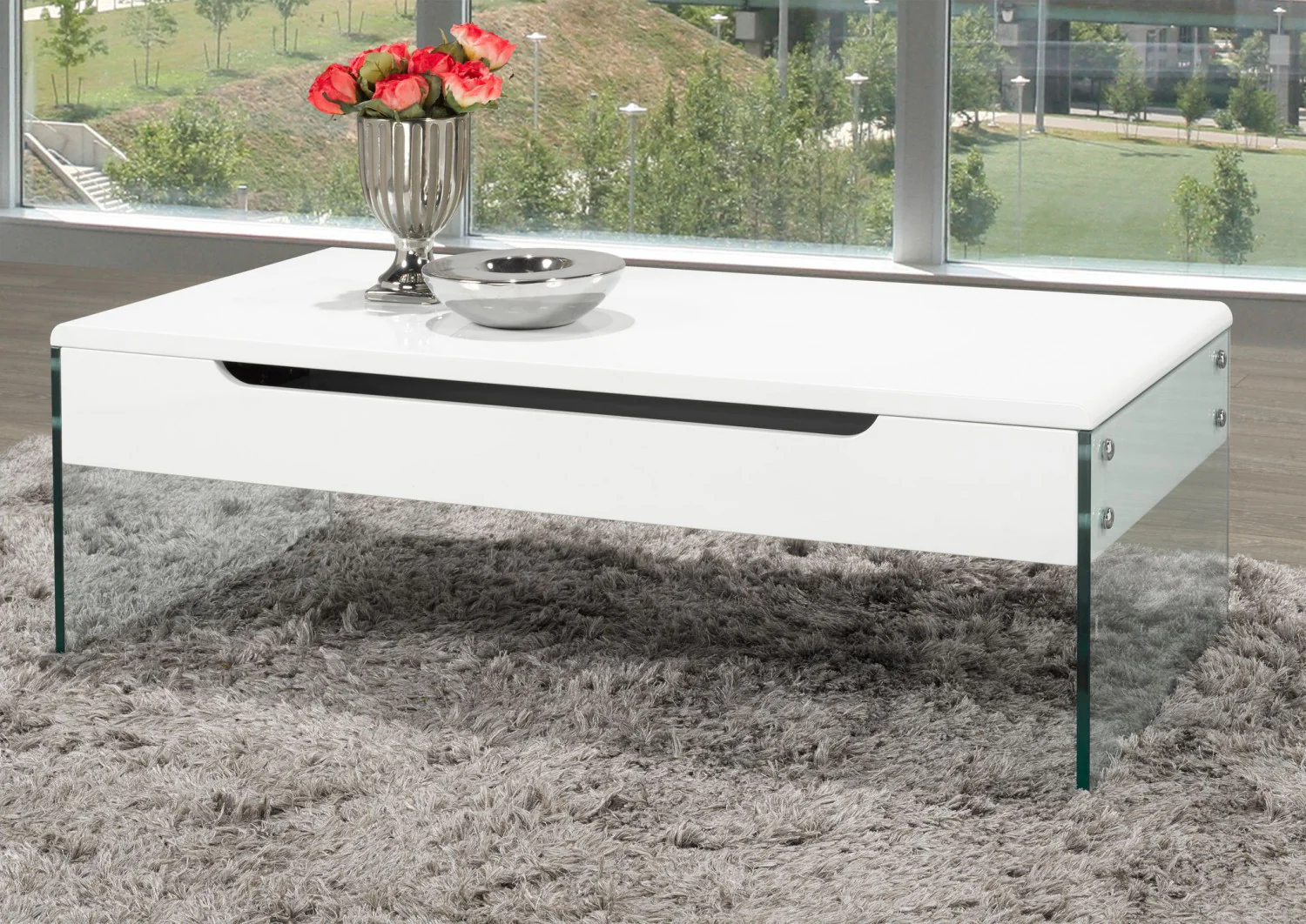 Hawk Coffee Table - White - Image 2