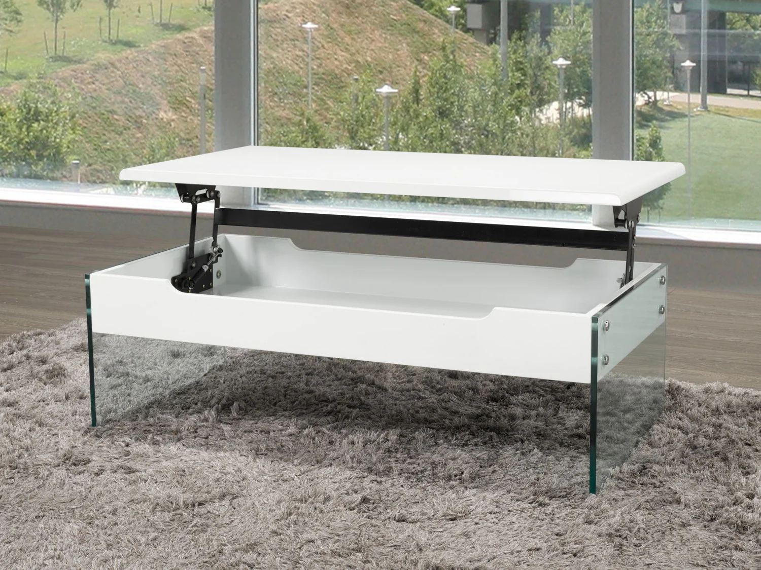 Hawk Coffee Table - White - Image 4
