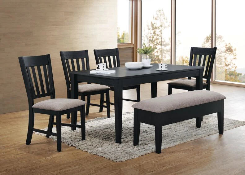 Haxby 6-Piece Dining Set - Weathered Grey - Image 2