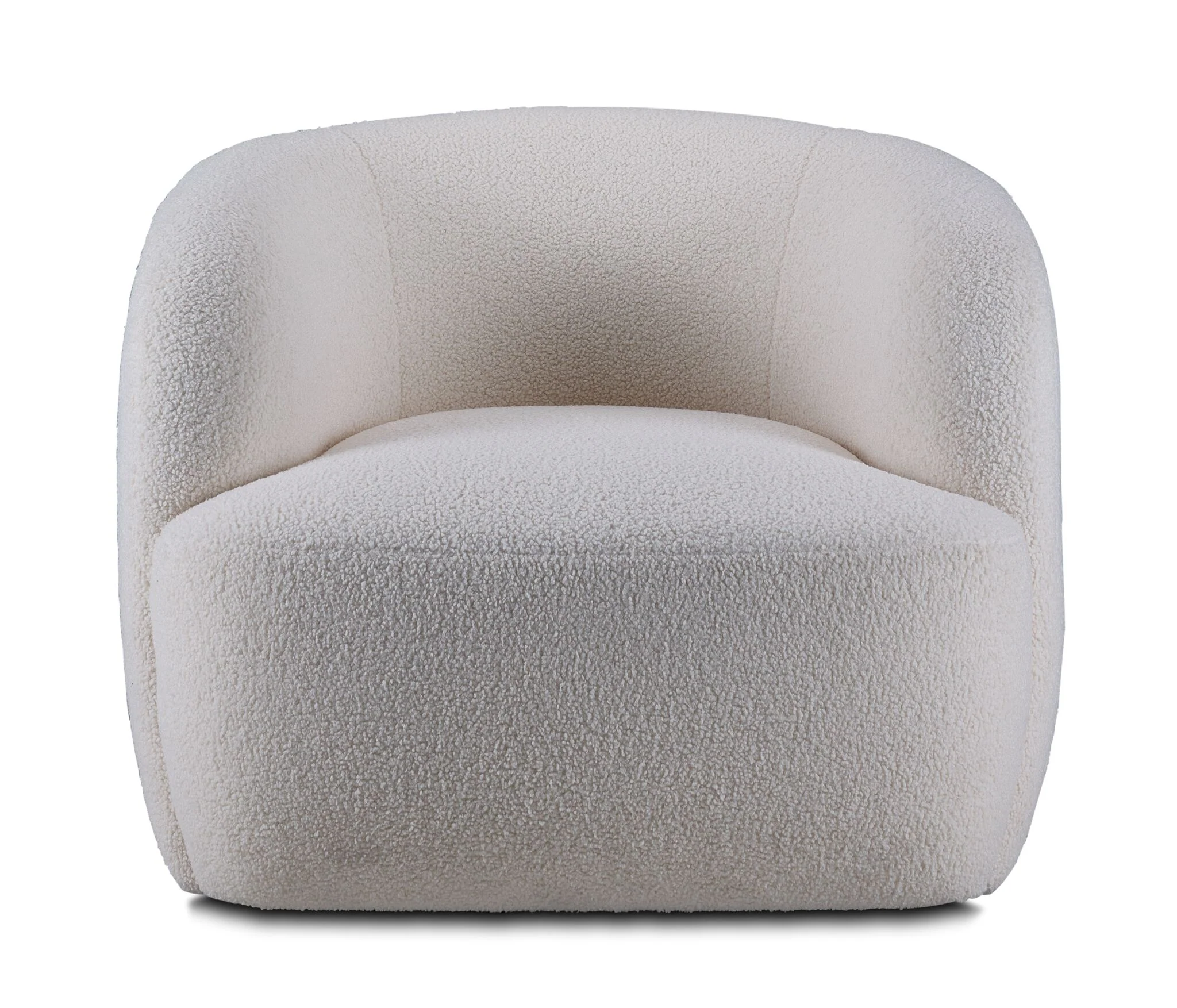 Hayden Swivel Accent Chair - White - Image 2