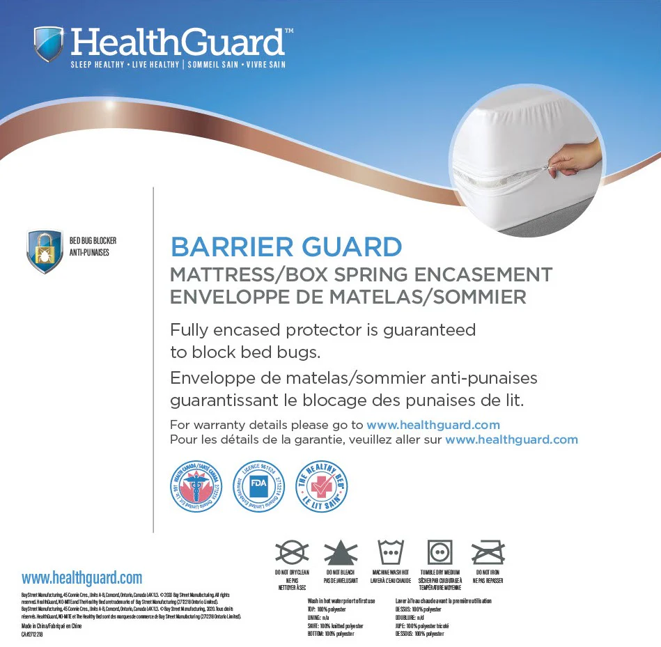 HealthGuard Twin XL Barrier Guard - Image 2