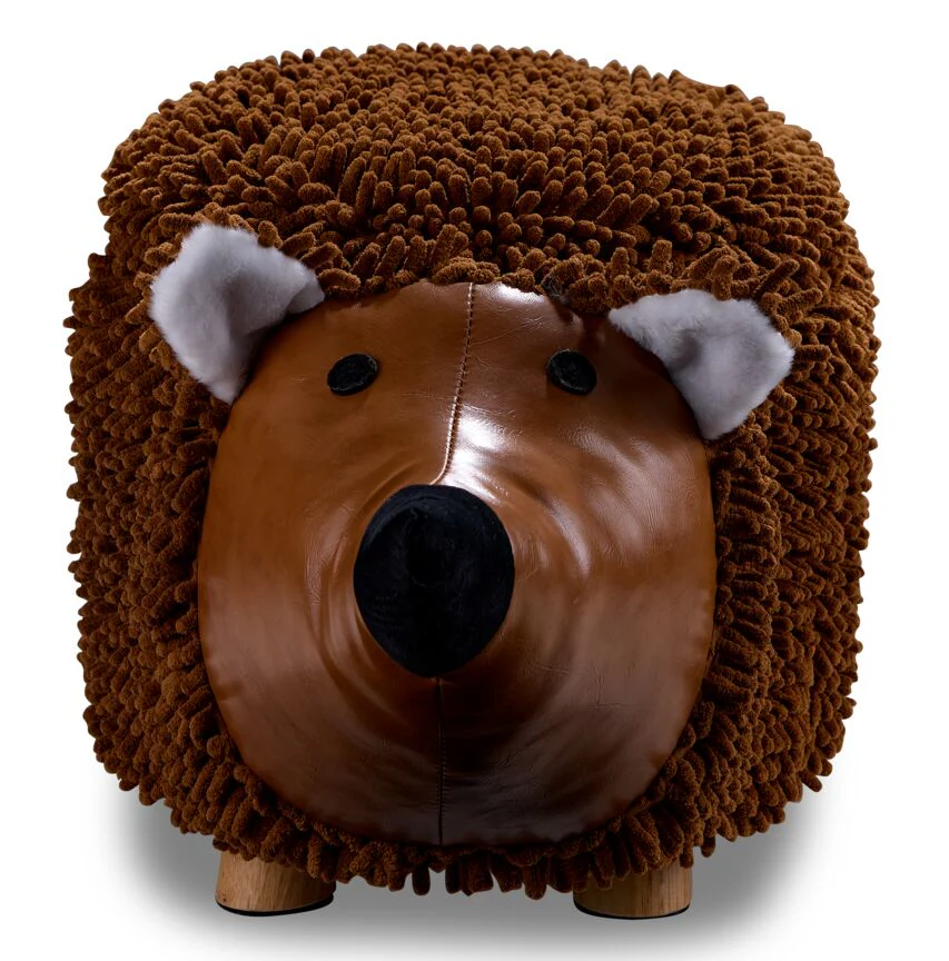 Hedgehog Storage Ottoman - Brown - Image 3