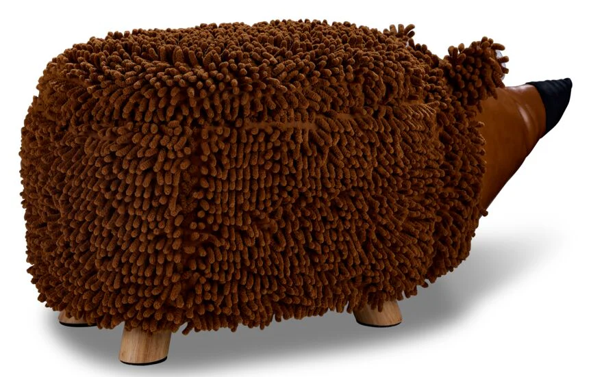 Hedgehog Storage Ottoman - Brown - Image 6