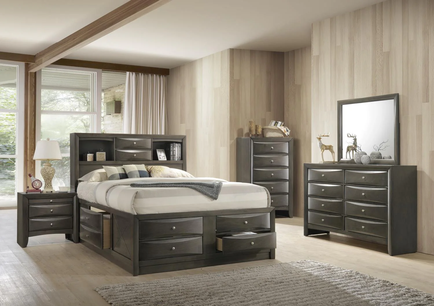 Hillary Dresser - Grey Oak - Image 2