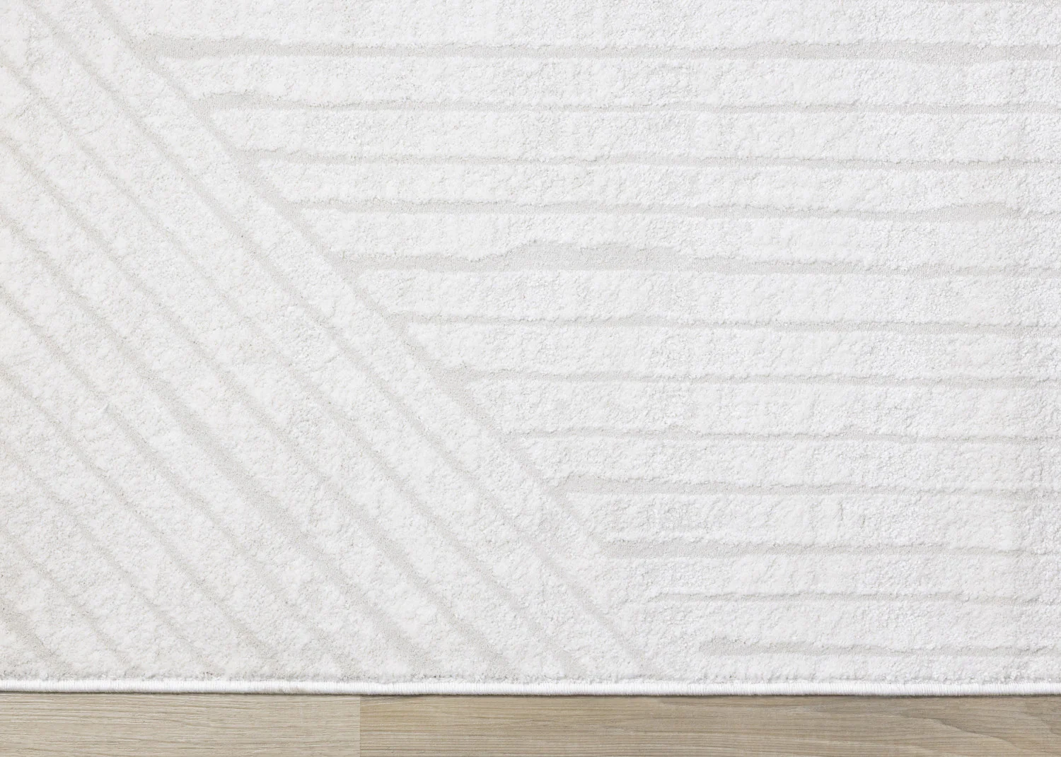 Hillary Modern Lines Area Rug - 8' X 11' - Cream - Image 9