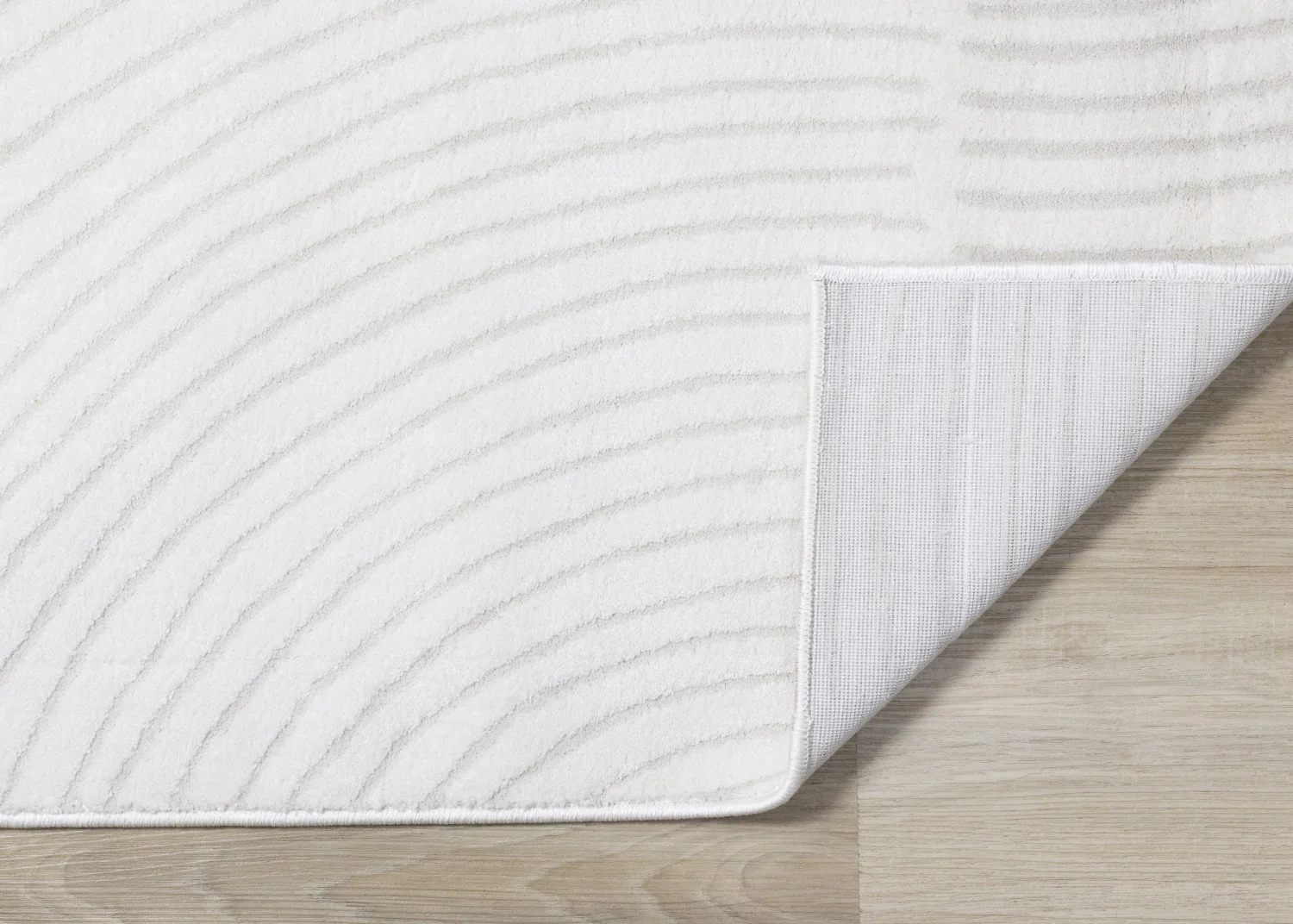 Hillary Modern Swirls Area Rug - 5' X 8' - Cream - Image 7