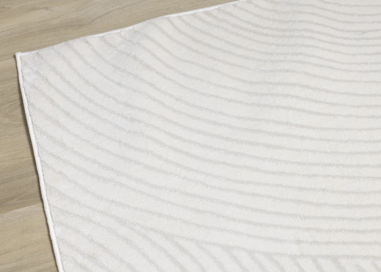 Hillary Modern Swirls Area Rug - 7' X 10' - Cream - Image 12