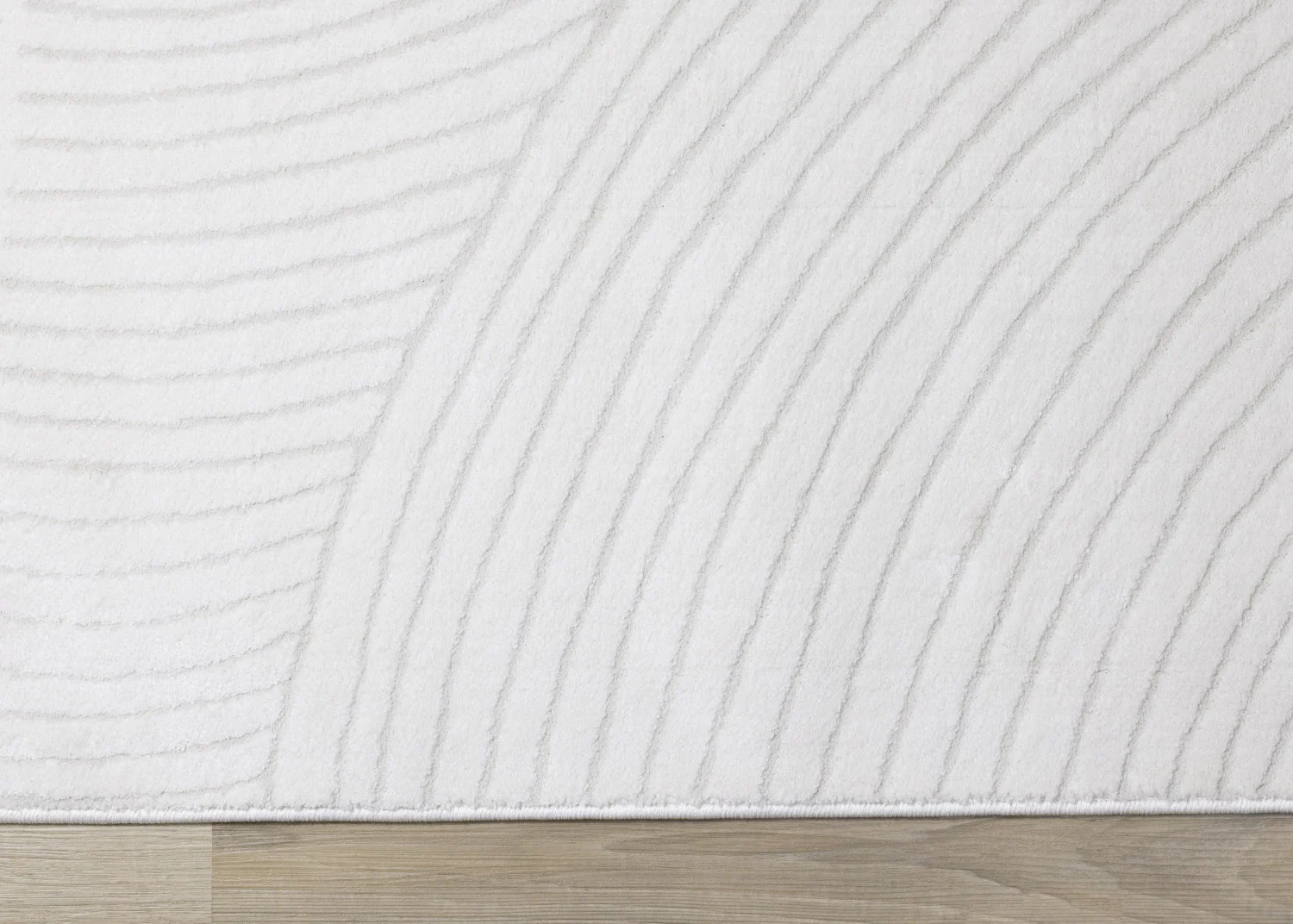 Hillary Modern Swirls Area Rug - 8' X 11' - Cream - Image 9