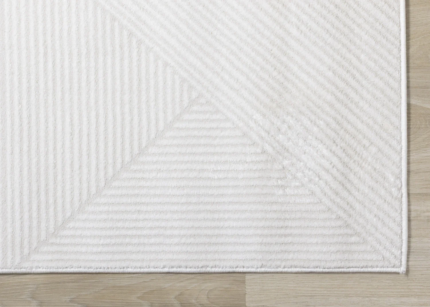 Hillary Neutral Diamonds Area Rug - 8' X 11' - Cream - Image 6