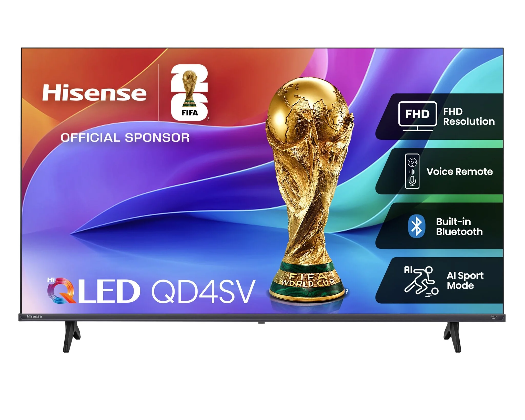 Hisense 32" QLED HD-Smart VIDAA TV - 32QD4SV - Image 2
