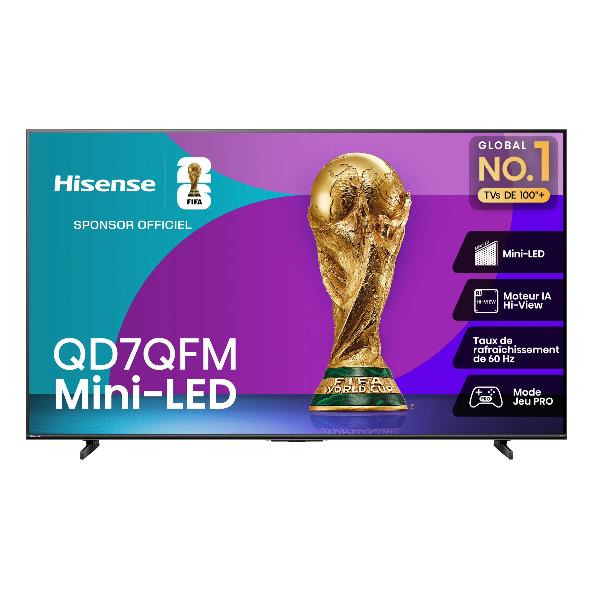 Hisense 50" 4K Smart QLED MiniLED TV - 50QD7QFM - Image 3