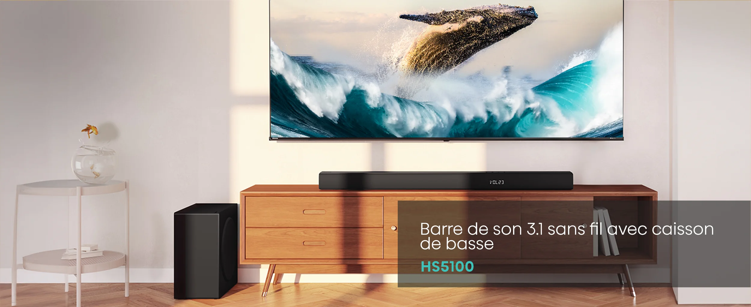 Hisense 540W 5.1 ch Soundbar with Rear Speakers & Wireless Subwoofer - HS5100 - Image 13
