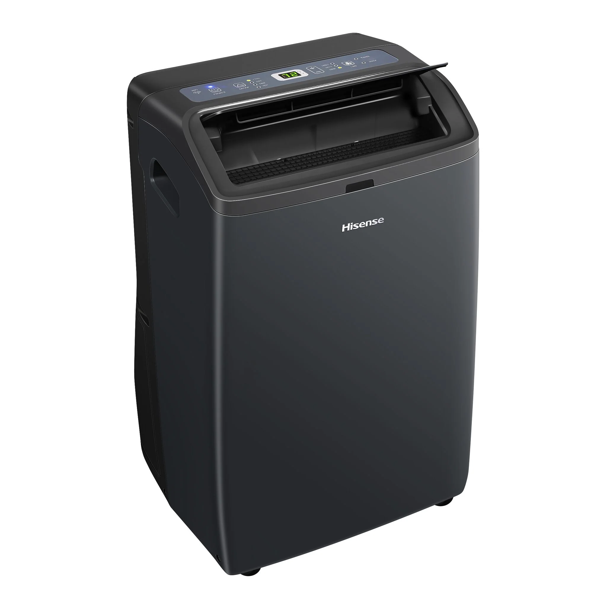 Hisense Black 10,000 BTU (SACC) Smart Dual Hose Portable Air Conditioner with Heat Pump - AP1022HW1GD - Image 3