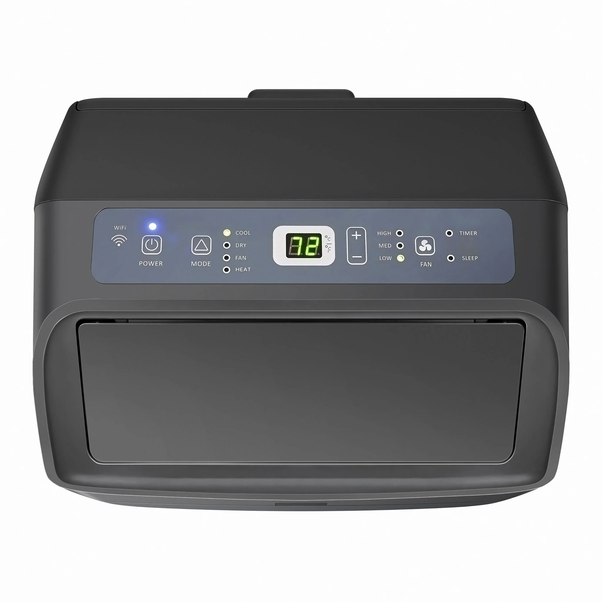 Hisense Black 10,000 BTU (SACC) Smart Dual Hose Portable Air Conditioner with Heat Pump - AP1022HW1GD - Image 5