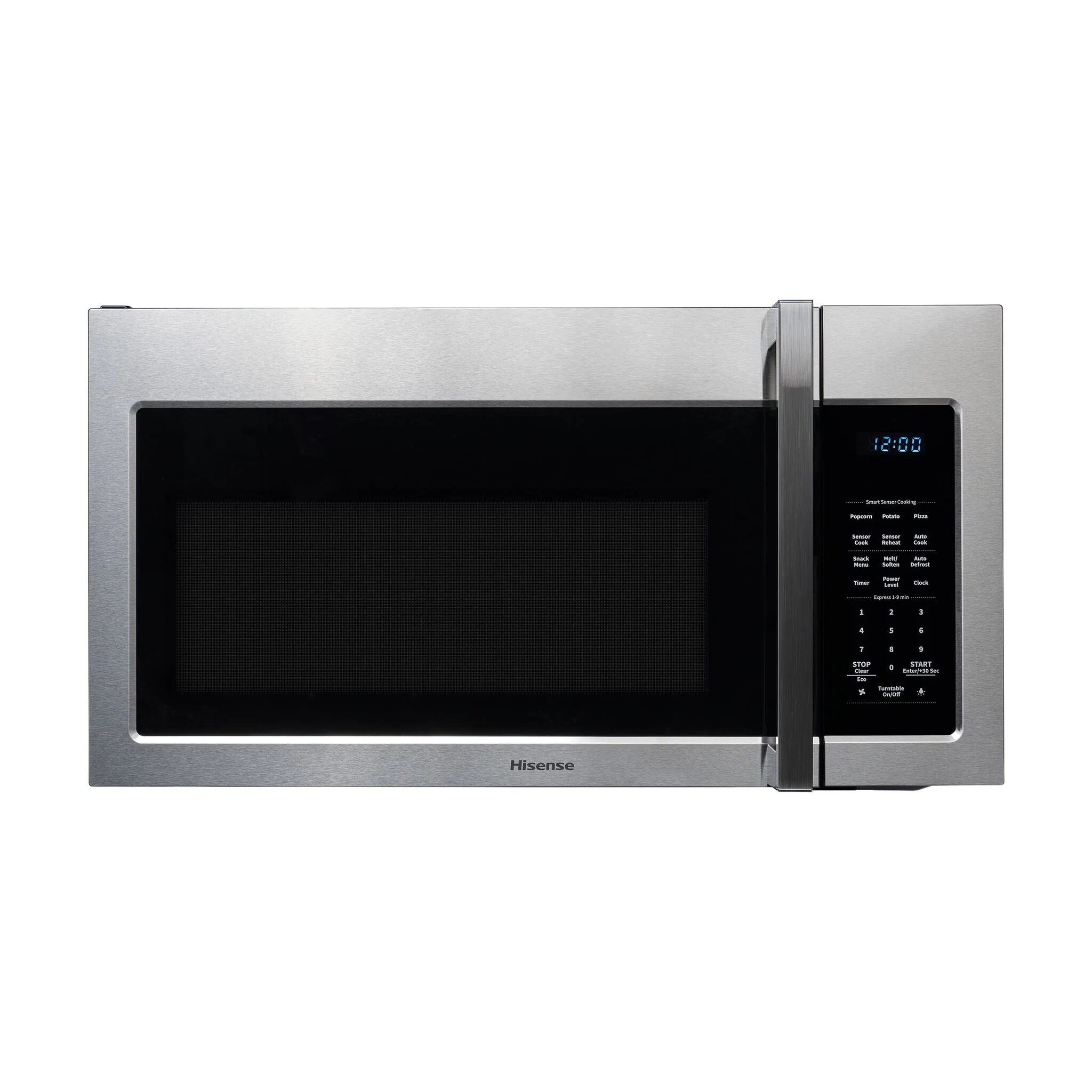 Hisense Fingerprint Resistant Stainless Steel Over-the-Range Microwave with Sensor Cooking (1.7 cu. ft) - HMVZ173SS