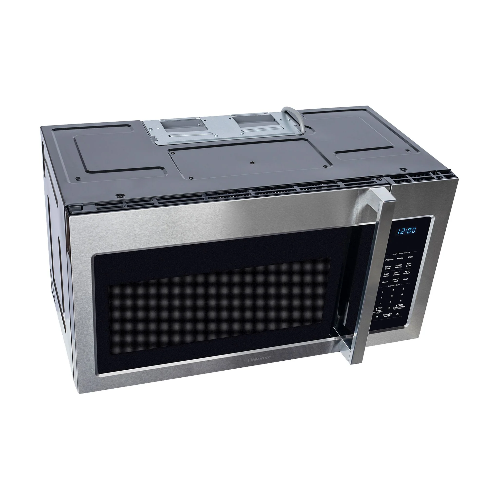 Hisense Fingerprint Resistant Stainless Steel Over-the-Range Microwave with Sensor Cooking (1.7 cu. ft) - HMVZ173SS - Image 5
