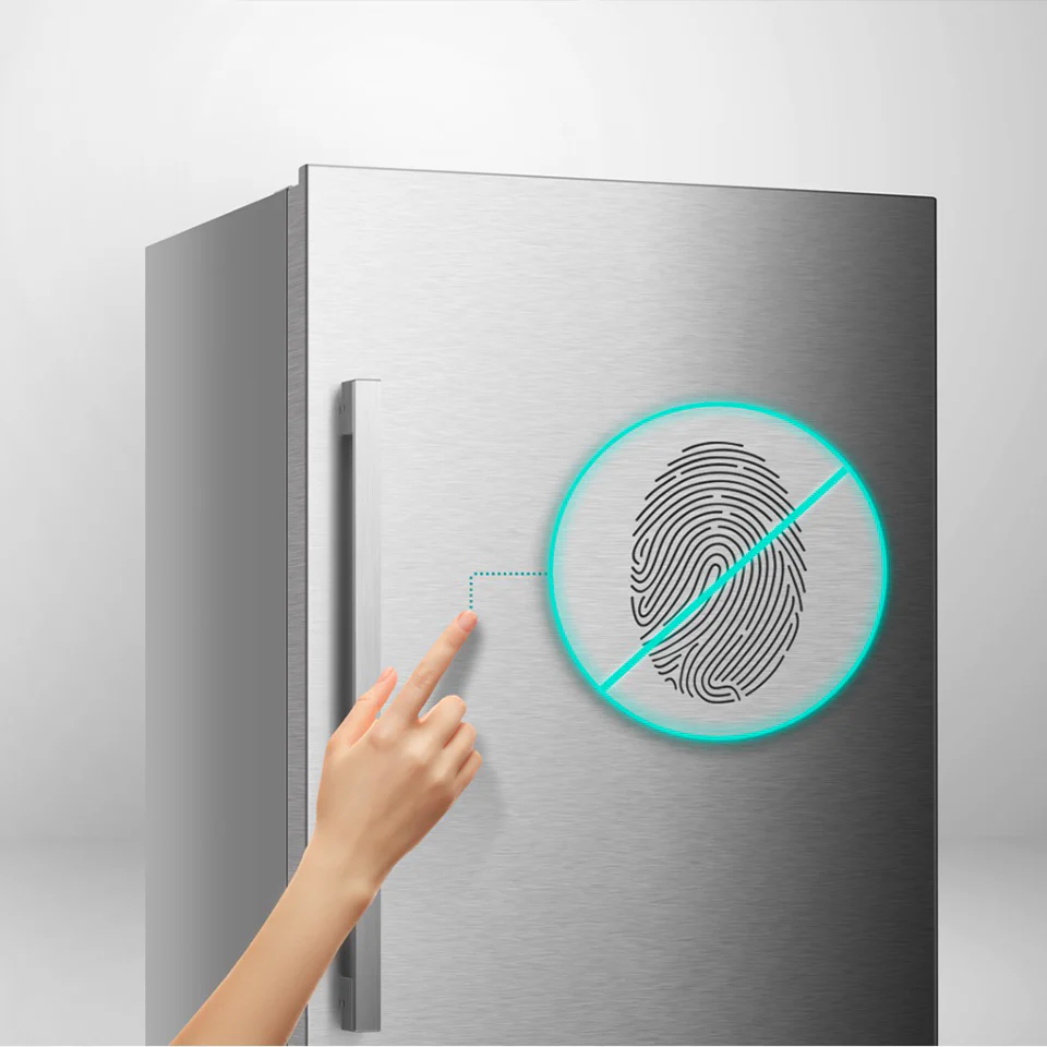 Hisense 31" 17 Cu. Ft. Fingerprint Resistant Titanium Counter-Depth Bottom-Freezer Refrigerator - RB17A2CSE - Image 11
