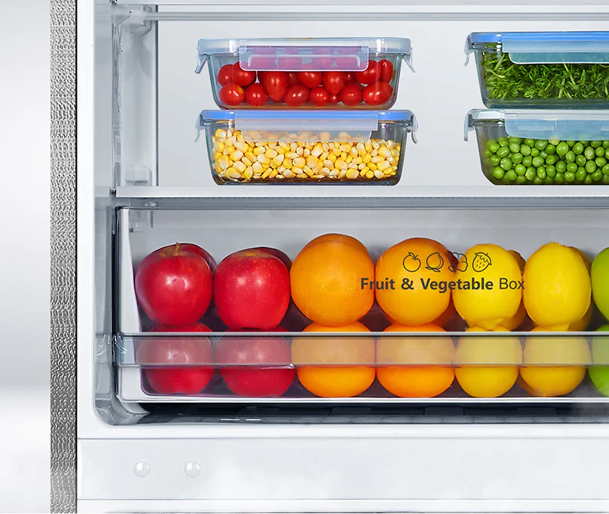 Hisense 31" 17 Cu. Ft. Fingerprint Resistant Titanium Counter-Depth Bottom-Freezer Refrigerator - RB17A2CSE - Image 17