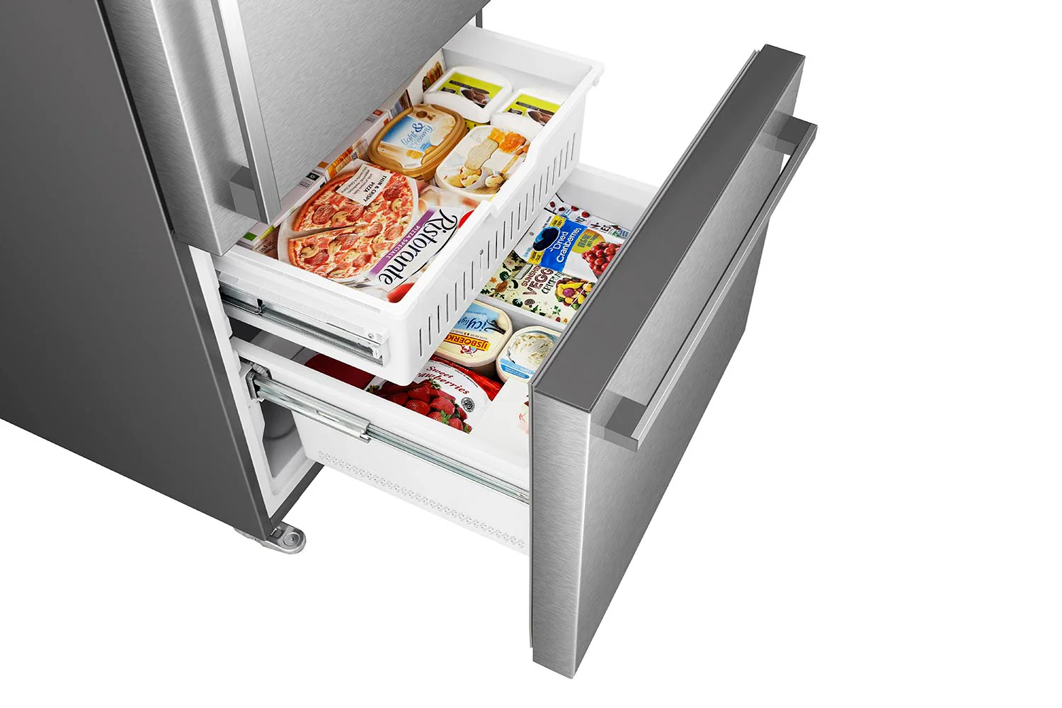 Hisense 31.5" 22.3 Cu. Ft. Stainless Steel Bottom-Freezer Refrigerator - RB22A2FSE - Image 8