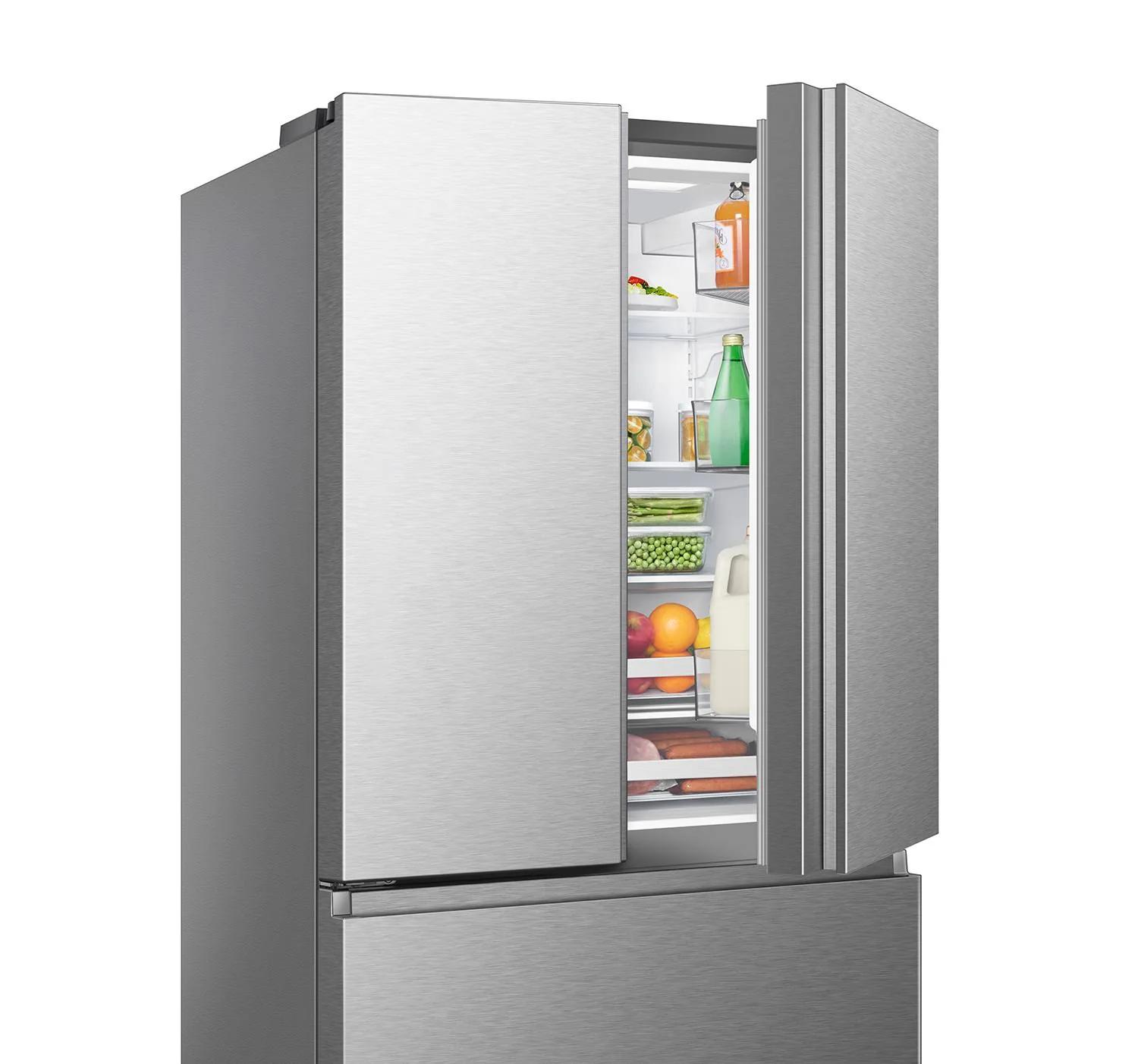 Hisense 36" 22.5 Cu. Ft. Stainless Steel Counter-Depth French Door Refrigerator - RF225A3CSE - Image 5