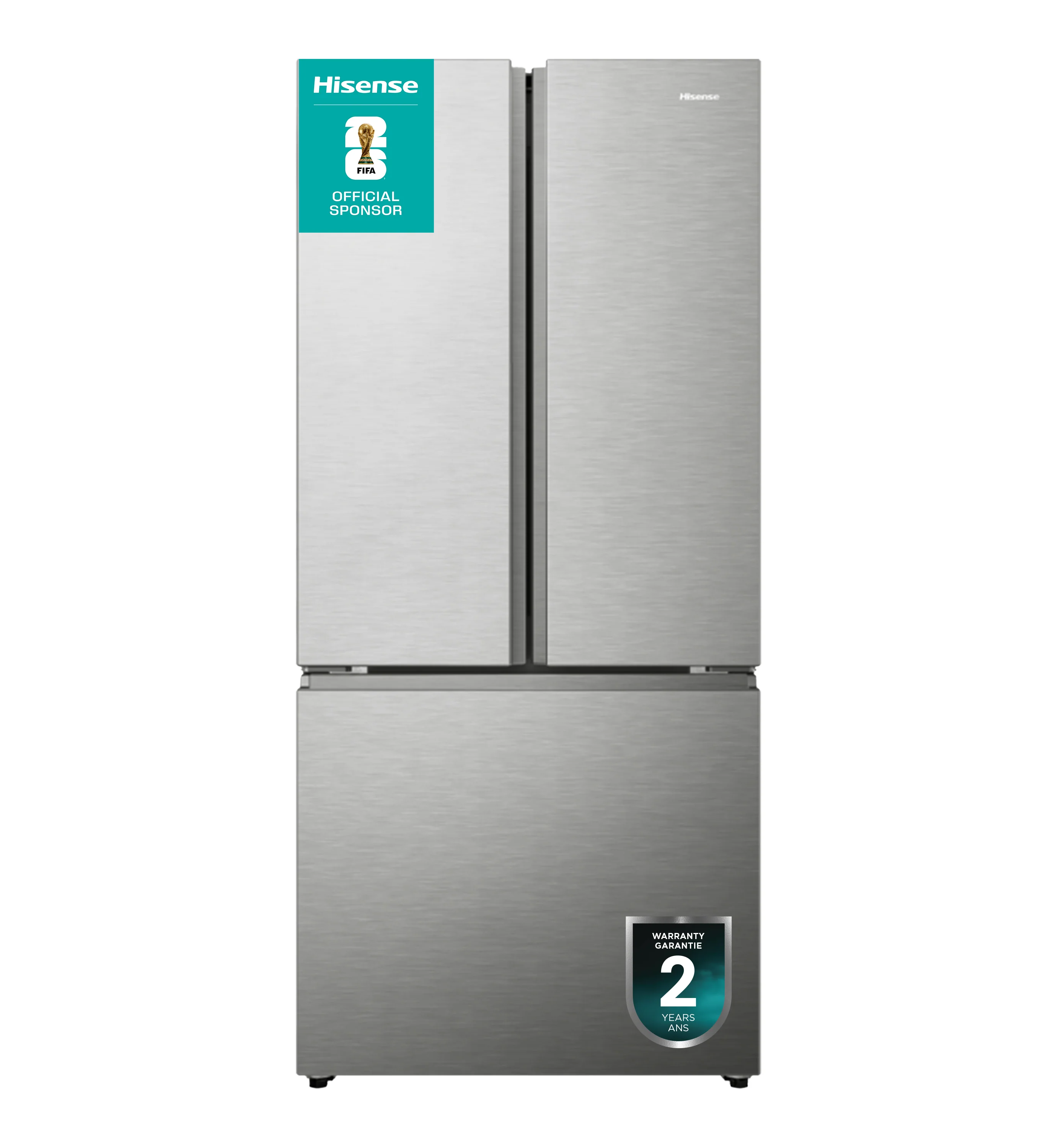 Hisense Stainless Steel French-Door Refrigerator (20.8 Cu. Ft.) - RF210N6ASE - Image 2