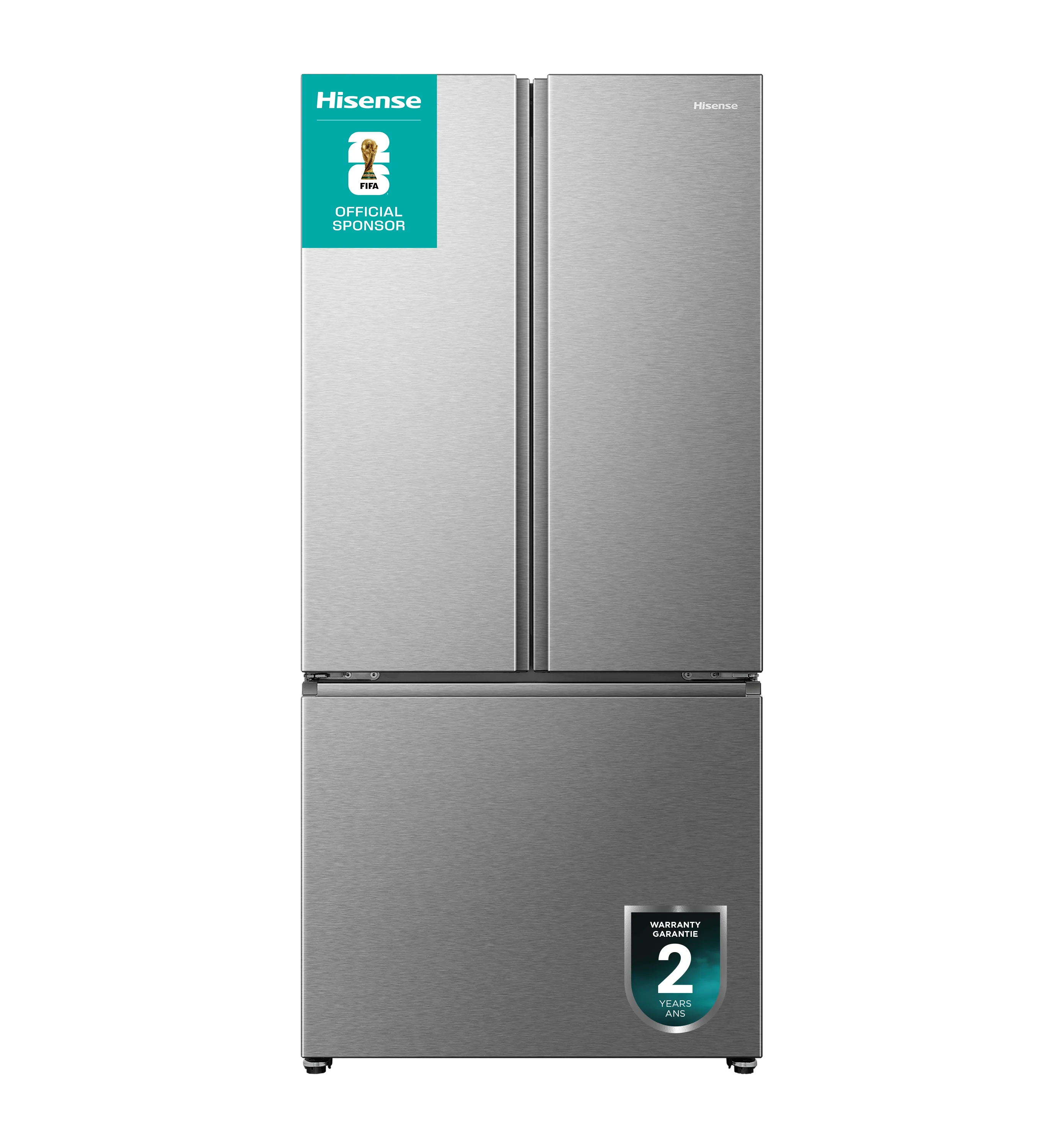 Hisense 31.5" 22.1 Cu. Ft. Stainless Steel French Door Refrigerator - RF22B3FSE - Image 2