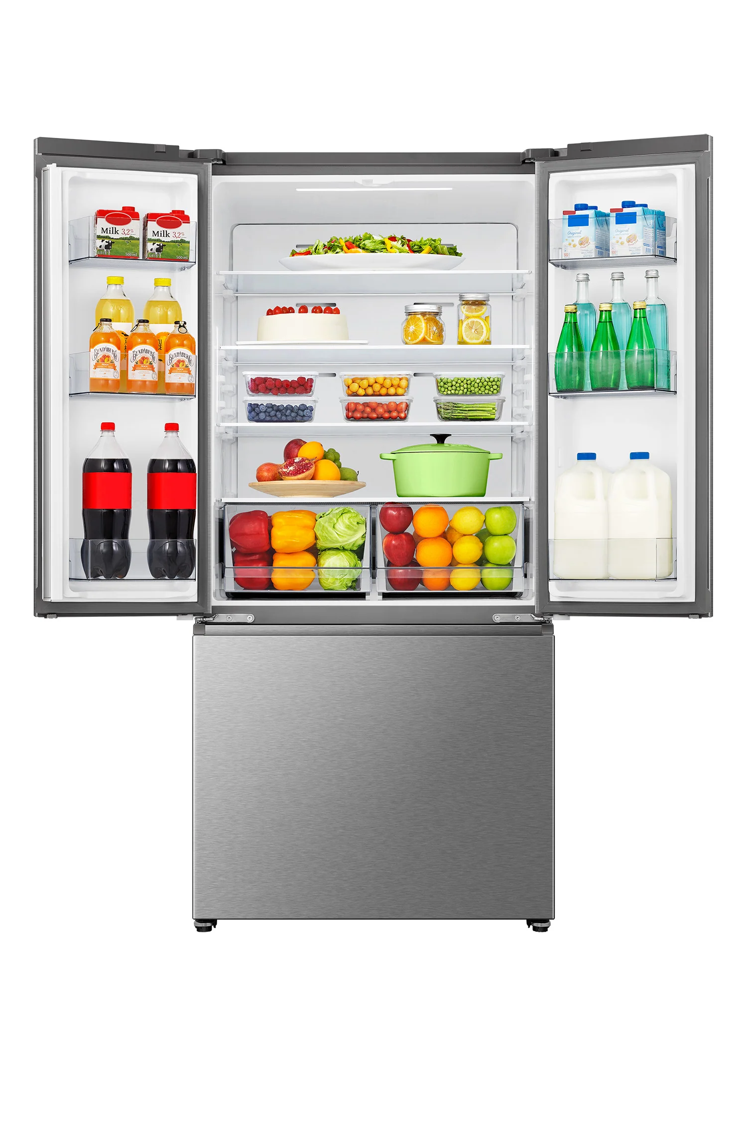Hisense 31.5" 22.1 Cu. Ft. Stainless Steel French Door Refrigerator - RF22B3FSE - Image 5