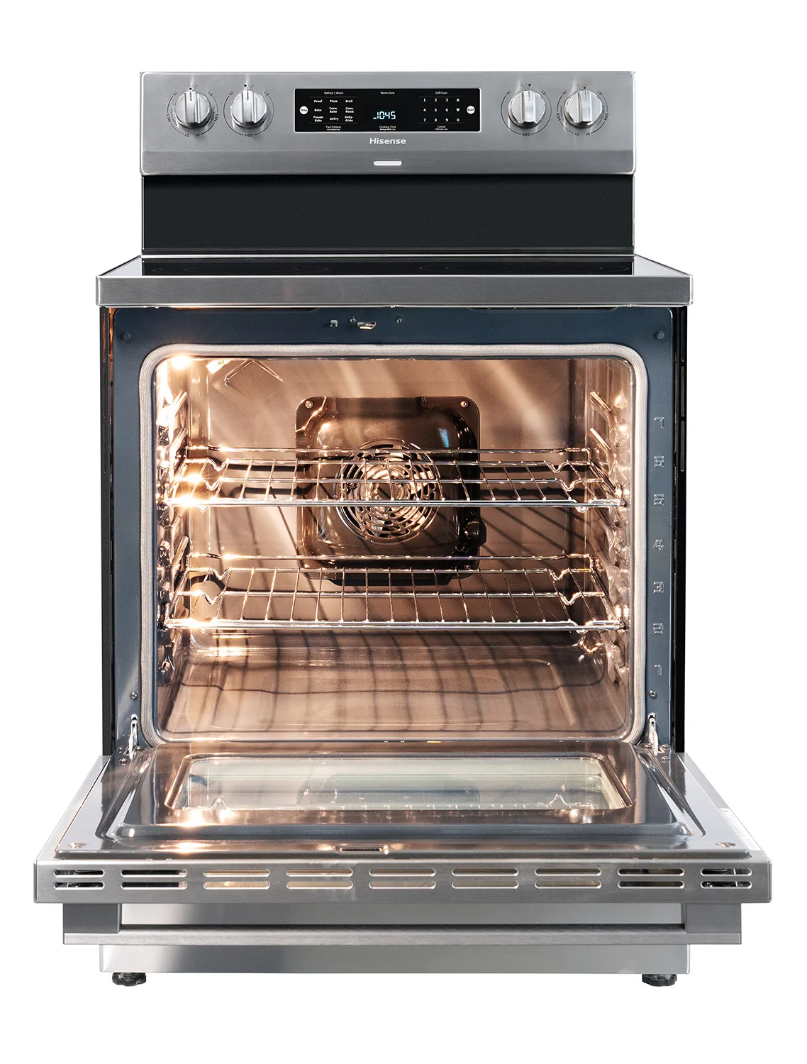 Hisense Stainless Steel Range True Convection with 11 Baking Programs Including Air Fry (5.8 Cu. Ft) - HBE3501CPS - Image 7