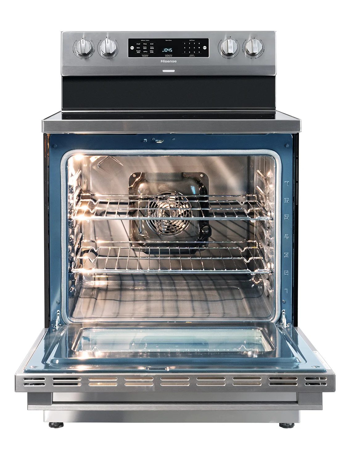 Hisense Stainless Steel Range True Convection with 11 Baking Programs Including Air Fry (5.8 Cu. Ft) - HBE3501CPS - Image 8