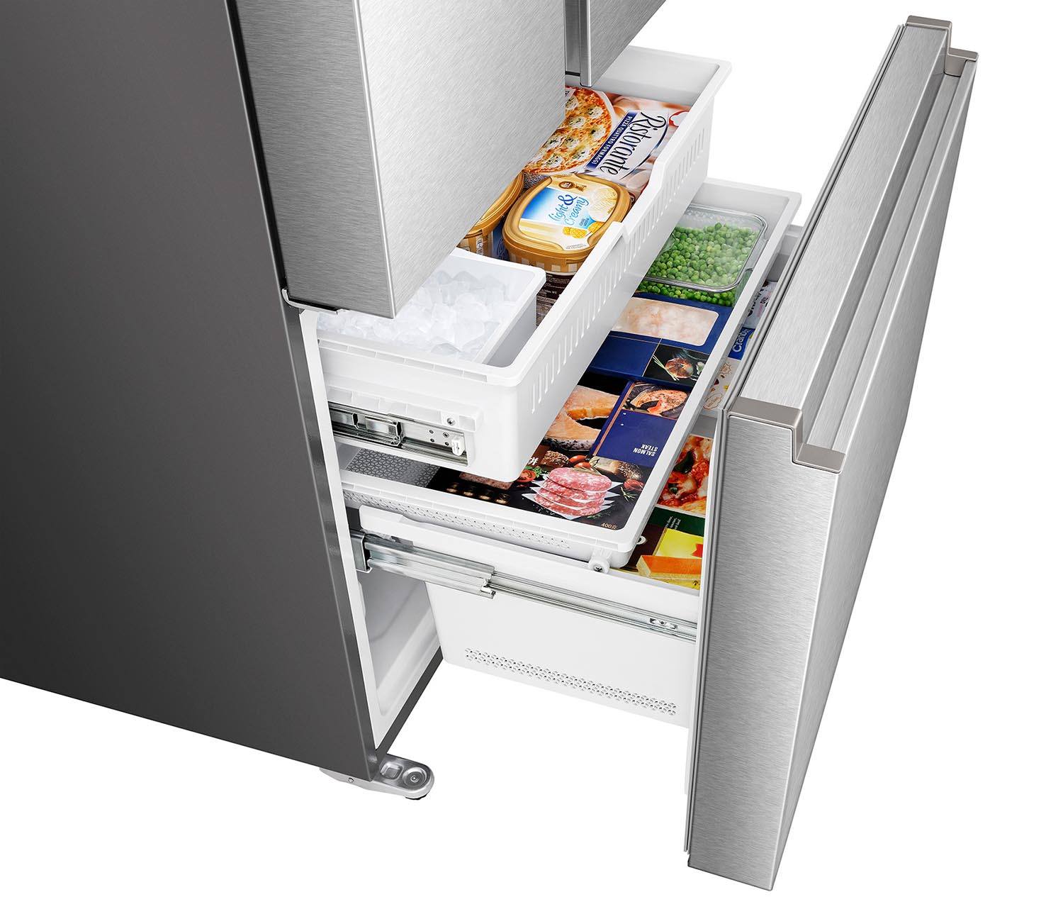 Hisense 36" 22.4 Cu. Ft. Stainless Steel Smart Counter-Depth French Door Refrigerator - RF225C3CSEI - Image 12