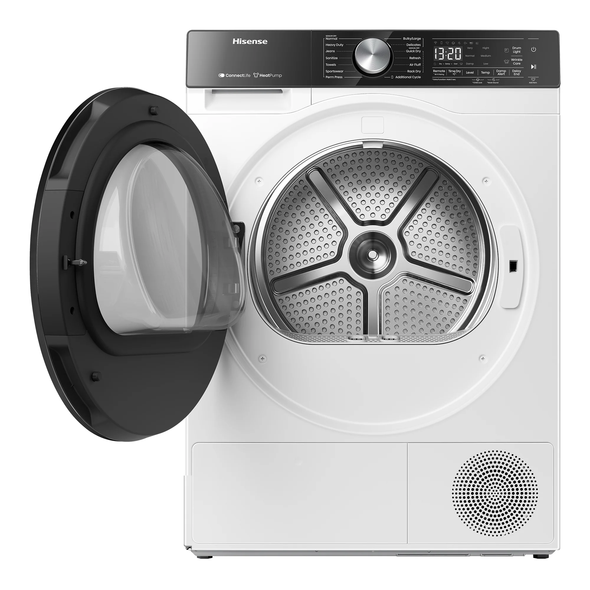 Hisense White Electric Dryer (4.5 cu. ft.) - DH5S452BW - Image 3