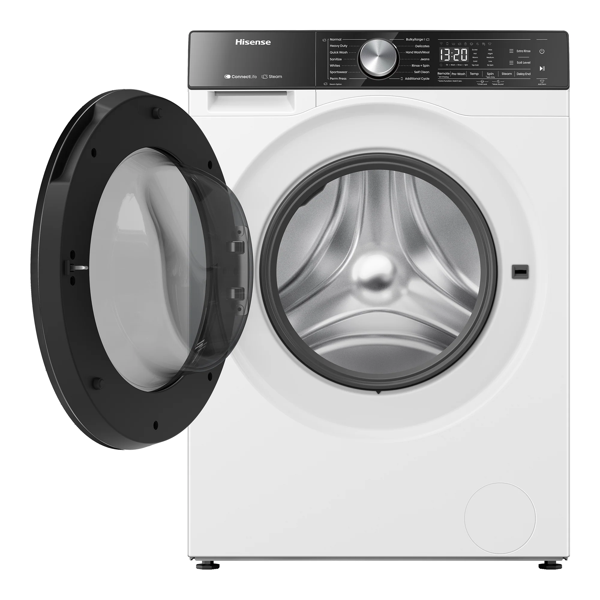 Hisense White Front Load Washer (3.1 cu. ft.) - WF5S2845BW - Image 3