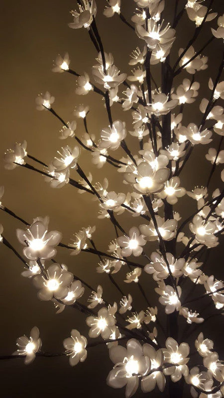 Holiday Glam Outdoor Blossom 200 Light Tree - Warm White LED - Image 2