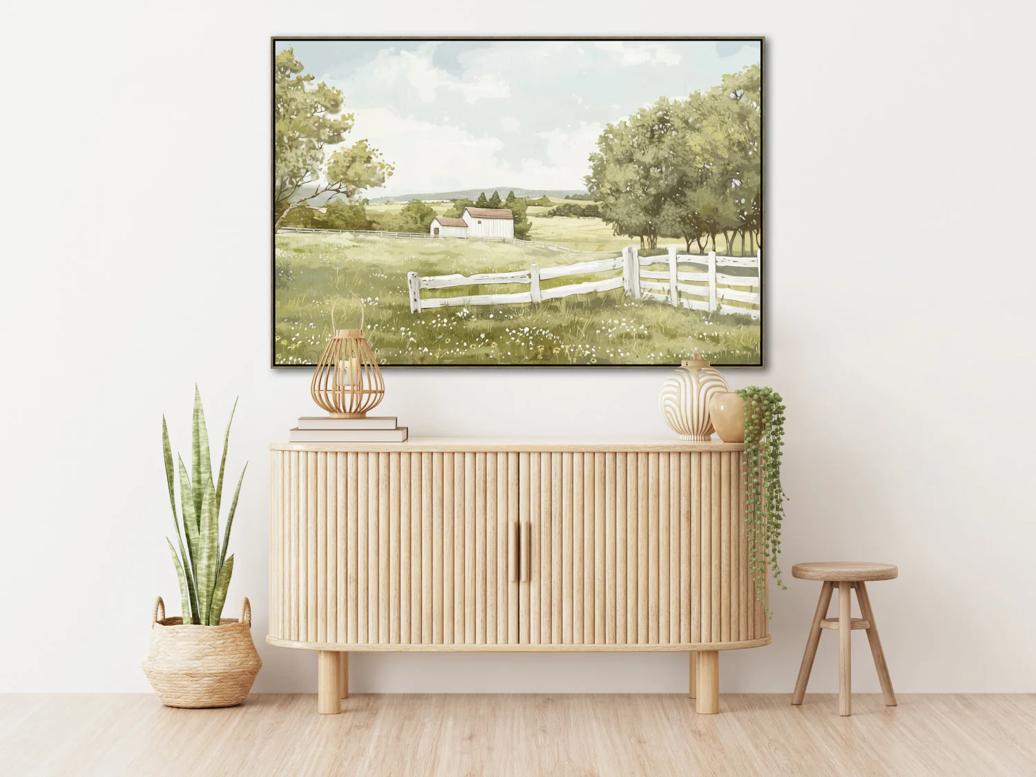 Homestead Serenity Wall Art - Green - 32 X 48 - Image 2
