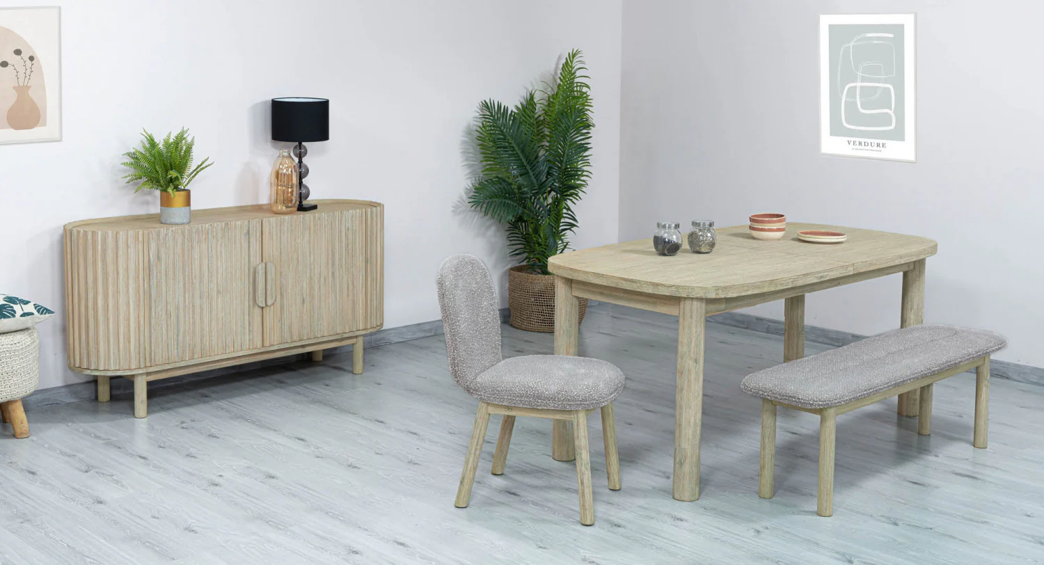 Humbach Bench - Oatmeal/White Washed Natural - Image 2