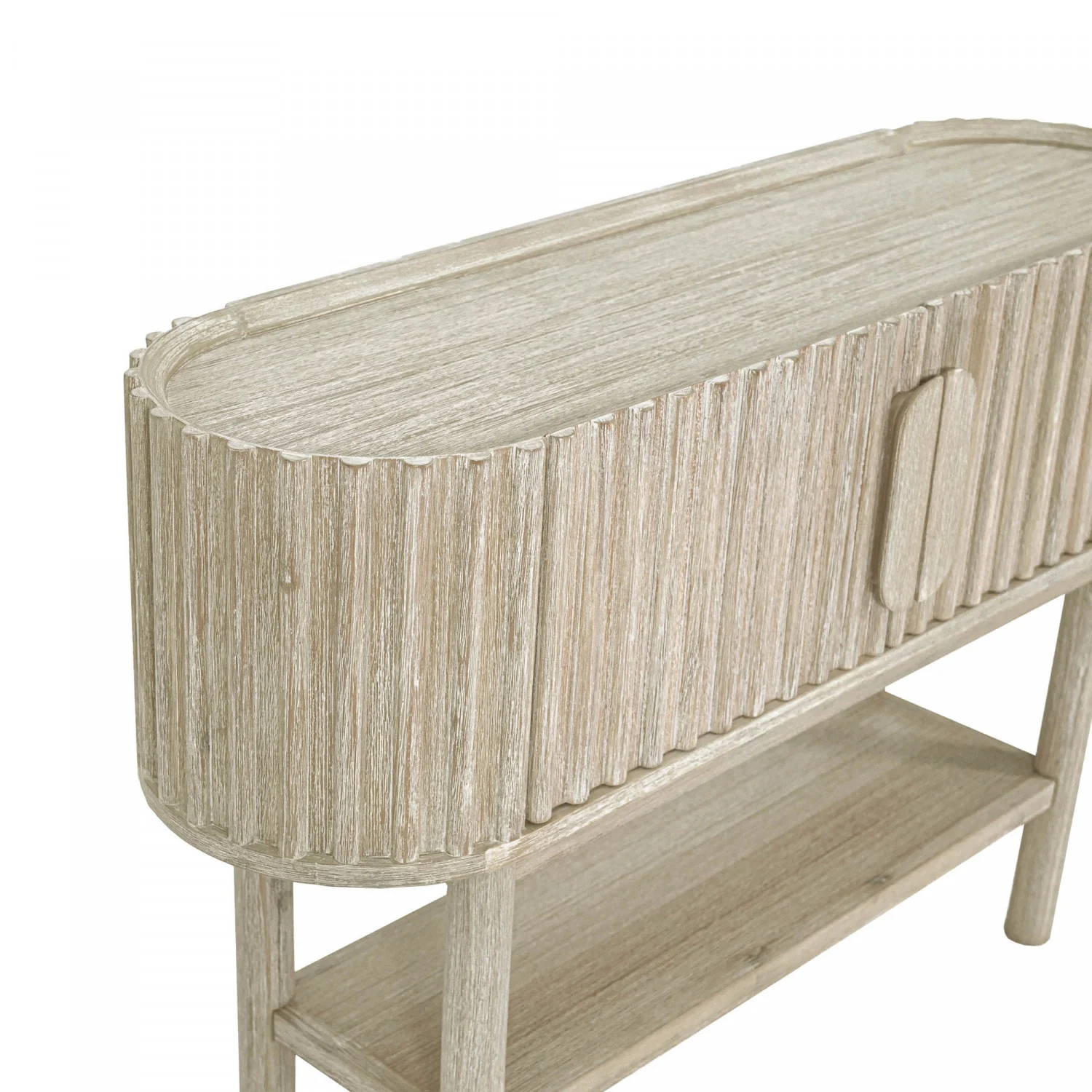 Humbach Console Table - White Washed Natural - Image 10