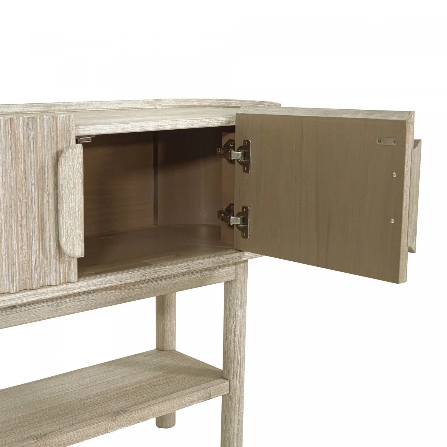 Humbach Console Table - White Washed Natural - Image 12