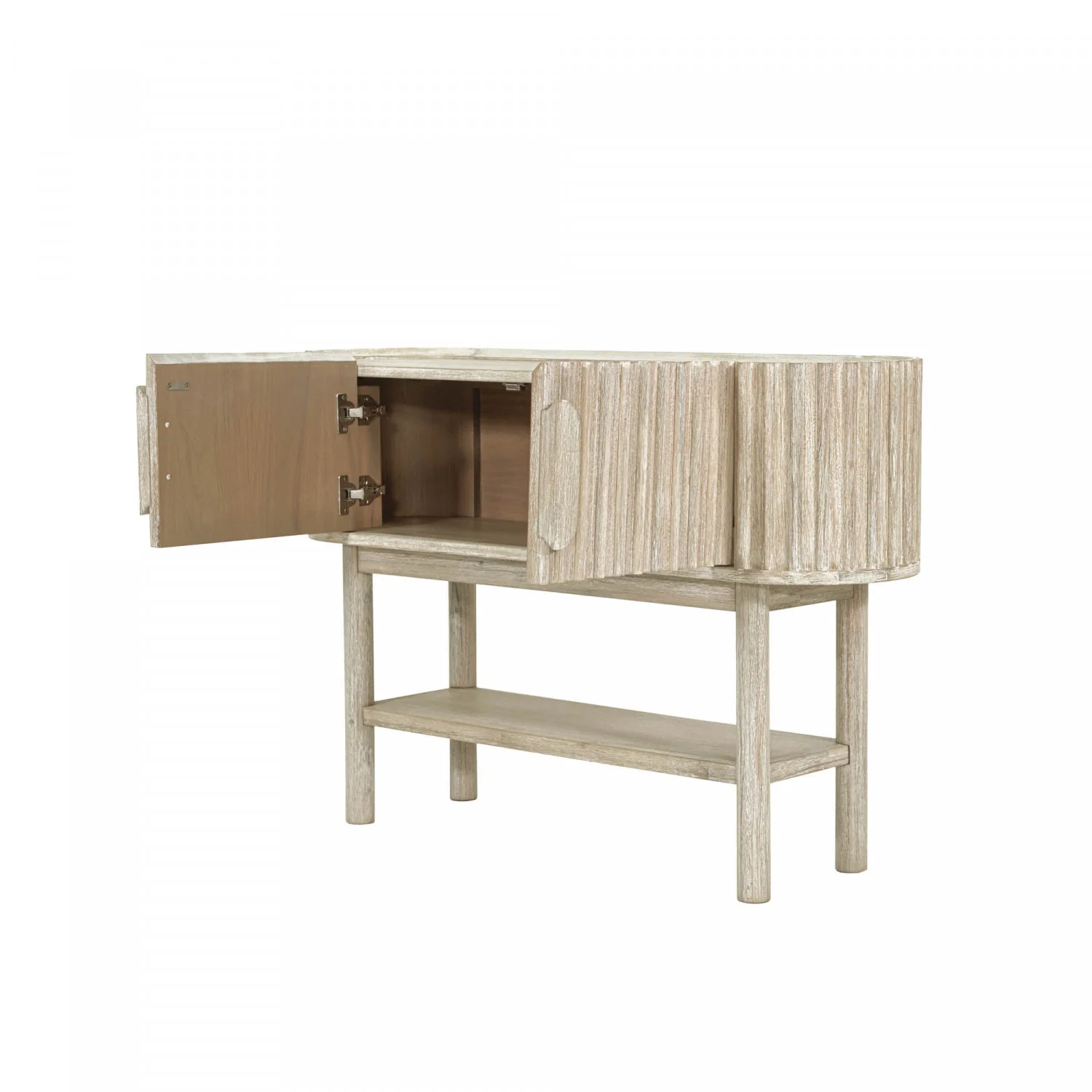 Humbach Console Table - White Washed Natural - Image 7