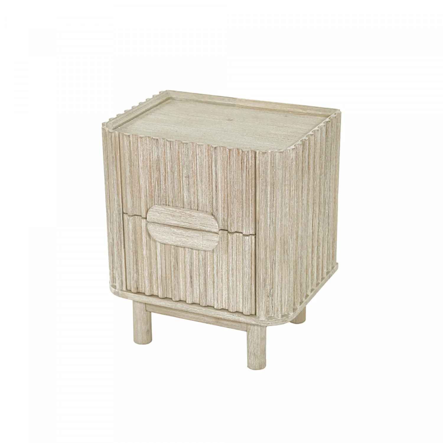 Humbach Night Table - White Washed Natural - Image 5
