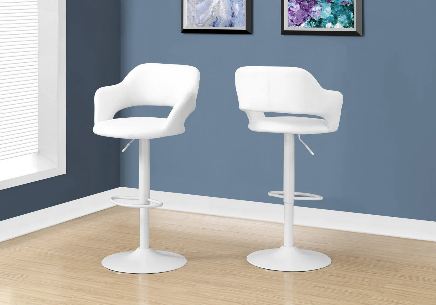 Husdon Bar Stool - White - Image 2