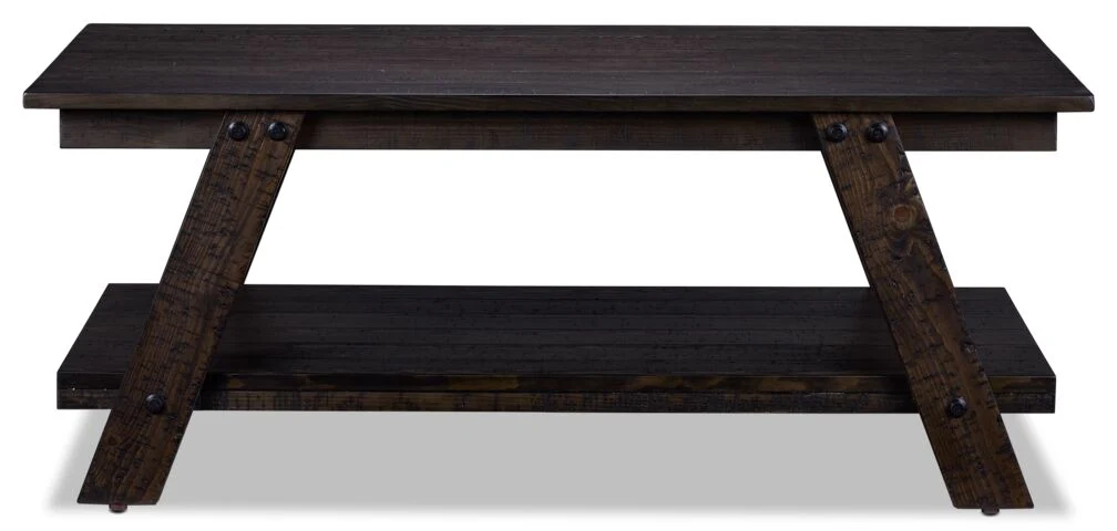 Huston 46" Coffee Table - Grey - Image 2